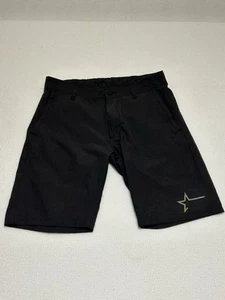 Burnside Men’s Button Shorts Star Logo Black Size 32 - Picture 1 of 12
