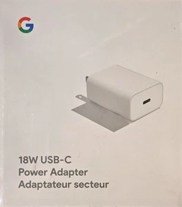 GOOGLE 18W USB-C POWER ADAPTER TC G1000-US WALL CHARGER Retail Package Neu - Bild 1 von 3