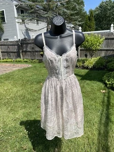 L’Ecole Des Femmes Heidi Kleid Gr. 2 Babydoll Korsett Seide romantisch Bauernrosa - Bild 1 von 16