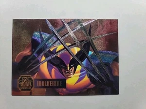 1995 Flair 95 Marvel Annual Insert Card PowerBlast Wolverine #1 - Bild 1 von 2