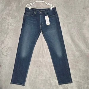 Levi's 505 Flex Jeans Regular Fit Stretch Denim Pants Mens 36x34 - Picture 1 of 17