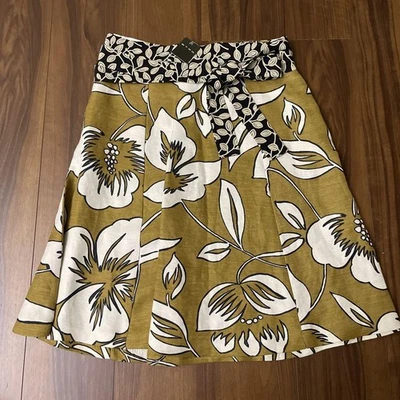 Falda acampanada estampado floral ETRO talla 44 cinta Foto 1 de 4
