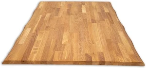 LUMBERLAND Piano Tavolo Rovere Massello Bordo Albero 1200x800x26mm Oliato 2 Pezzi - Foto 1 di 11