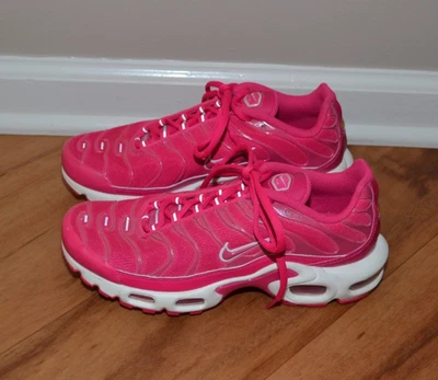 Nike Air Max Plus Rosa Caliente/Blanco Mujer DR9886-600 Talla 7 Zapatillas Atléticas Foto 1 de 4