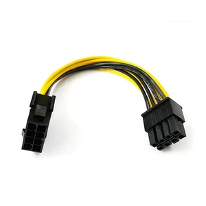 Adapter PCI-E CPU EPS 8 Pin To Dual 8P Power Splitter Graphics Card Cable _j - Photo 1/12