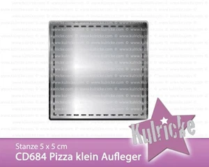 "Aufleger Pizza klein -gestrichelt" Stanze - Craft Die - Bild 1 von 1