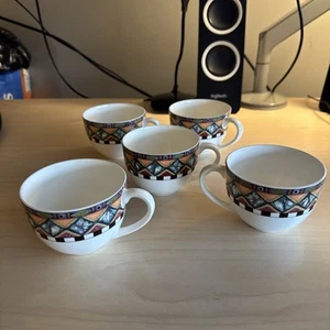 Juego de 5 tazas de café certificadas porcelana translúcida fina St. Claire Marruecos NUEVO - Imagen 1 de 10