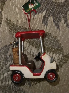 Carrello da golf Kurt S. Adler decorazione natalizia - Foto 1 di 8