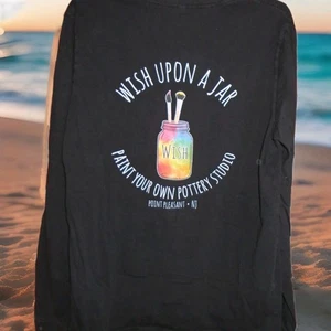 WISH UPON A JAR STUDIO POINT PLEANTLE, NJ DAMEN LANGARM T-SHIRT GRÖSSE LARGE - Bild 1 von 4