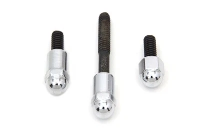 Kit de montaje de cubierta de manguera de aceite cromado para Harley Davidson Foto 1 de 2