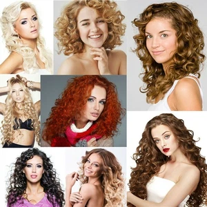 Invisible Tape In Remy Human Hair Extensions Skin Wefts Brazilian Curly Hair 18" - Picture 1 of 127