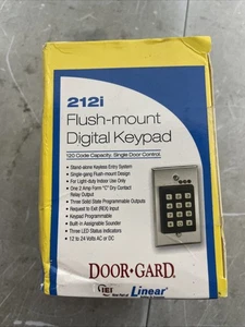 IEI Linear Door-Gard 212i Flush-mount Digital Keypad NOS - Picture 1 of 2