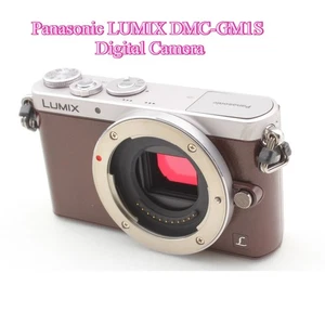 Cámara digital Panasonic LUMIX DMC-GM1S idioma inglés pantalla táctil marrón - Imagen 1 de 8