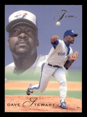 Dave Stewart 1993 Flair #295 Toronto Blue Jays - Image 1 of 2