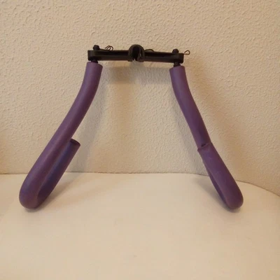 Thigh Master Goma Púrpura Negro Ajustable Funciona Foto 1 de 4