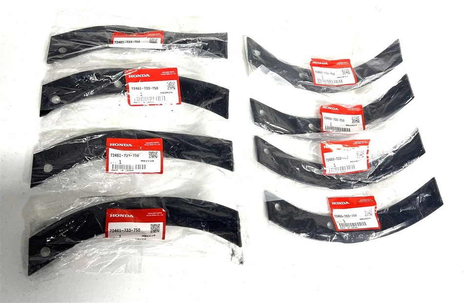 HONDA 72465-733-750 & 72461-733-750 TILLER DIENTES ROTATIVOS A&B (paquete de 8) Foto 1 de 1