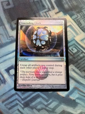 MTG Foil Unwinding Clock EX/LP+ New Phyrexia - Image 1 of 4
