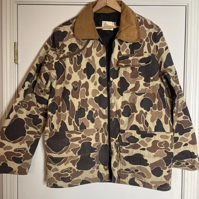 Vtg Camouflage jacket Viking tag outerwear men’s Sz M lightweight waterproof - Image 1 of 4