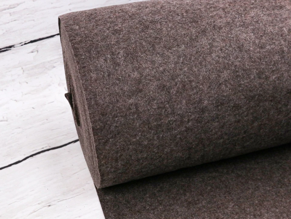 FILZ Bastelfilz 1,3 mm dick 100cm breit Filzstoff DUNKELBRAUN Meliert EUR 7,98/m - Bild 1 von 1