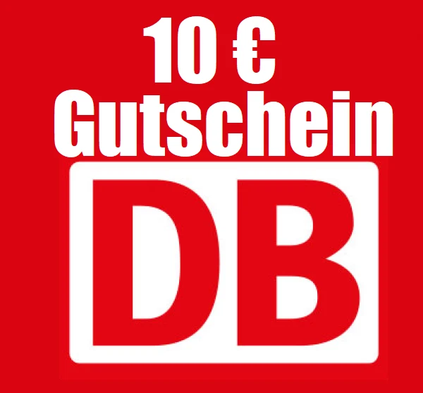 Deutsche Bahn, 10€  DB, Gutschein, Coupon,eCoupon, Bahn,SOFORTVERSAND - Bild 1 von 1