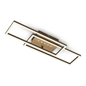 LED Deckenleuchte Getrennt Schaltbar Warmweiß Speicherfunktion 56cm Silberfarbig - Bild 1 von 8