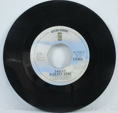 Eagles-Already Gone-45 RPM-1974 - Image 1 of 3