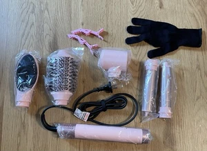 MESCOMB 5-in-1 Ionen Föhn/Fön & Multi-Hairstyler mit Aufsätzen & Tasche-OVP-NEU - Bild 1 von 7