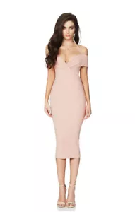 Nookie para mujer Athena rubor medio sin hombro NON1722 talla mediana nuevo con etiquetas - Imagen 1 de 8
