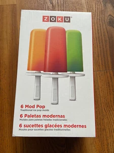 ZOKU 6 Traditional Ice Pop Molds - Picture 1 of 2