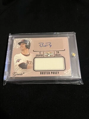 2014 Topps Triple Threads Buster Posey Autograph Auto Relics /99  #UAJR-BP - Image 1 of 4