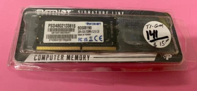 Patriot Signature DDR4 RAM 8GB 2133MHz CL15 SODIMM Laptop/Notebook Memory - Image 1 of 4