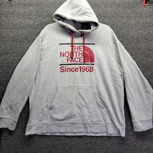 The North Face Since 1968 Men's Gray Long Sleeve Hoodie Sz XXL (Estimated) - Picture 1 of 6