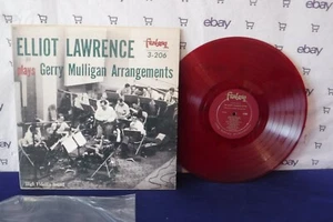 Elliot Lawrence Plays Gerry Mulligan Arrangements, 1956 Fantasy 3-206 Red Vinyl - Picture 1 of 4