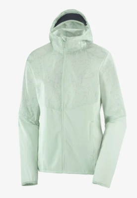 2021 Salomon Women's Agile Full Zip Wind Hoodie - Medium - Image 1 of 3