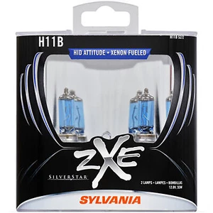 SYLVANIA H11B SilverStar zXe High Performance Halogen Headlight Bulb, 2 Bulbs - Picture 1 of 9