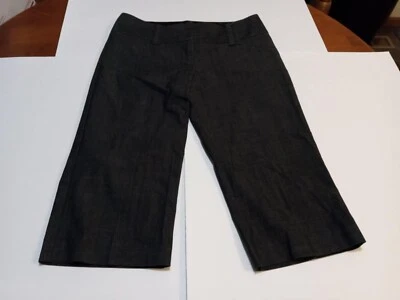 Capris de tiro medio delantero plano gris oscuro Maurices para mujer talla 3/4 Foto 1 de 4