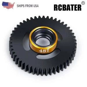 RCBATER Steel 40CRO 48P 48T Spur Gear For RC 1/16 TRAXXAS Slash Buggy Upgrades - Picture 1 of 5