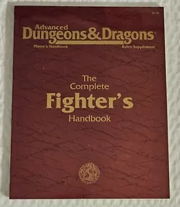 Complete Fighter's Handbook 2110 Advanced Dungeons & Dragons, 1995- 2nd Edition - Picture 1 of 4
