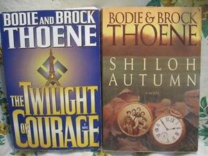 Shiloh Autumn & The Twilight of Courage (2 large PB) Bodie & Brock Thoene - Picture 1 of 9