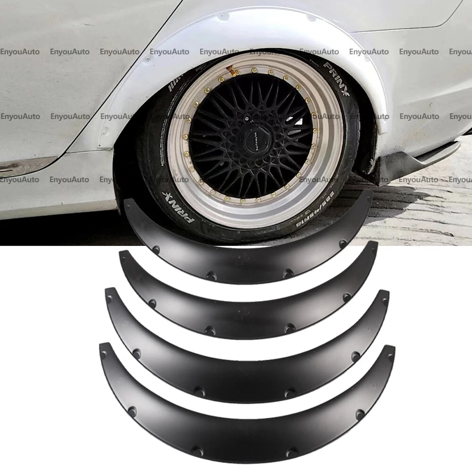 35" For Buick Universal Fender Flares Wheel Extra Arches Wide Body Kit 4Pcs - Image 1 of 4