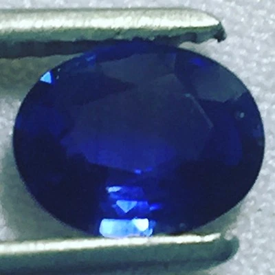 Blue Sapphire Natural 1.16 Carat Oval Gem Genuine Loose Gemstone - Image 1 of 4