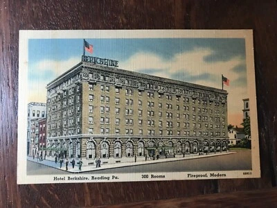 Postal de Hotel Berkshire Reading Pennsylvania Foto 1 de 2