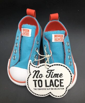 Converse All Star CT Simple Slip OX Peacock/Blush Toddler Unisex SIZE 4 US New - Image 1 of 4