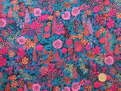 CIARA flowers floral  Liberty of London Tana Lawn cotton approx 33 x 30 cm - Image 1 of 3