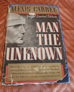 Man the Unknown, Alexis Carrel, 1938, Halcyon House Special Limited Edition Book - Picture 1 of 15