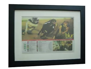 BLUR+Parklife+LP+POSTER+AD+RARE ORIGINAL+1994+QUALITY FRAMED+EXPRESS GLOBAL SHIP - Picture 1 of 2