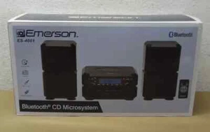 Emerson Bluetooth CD Microsystem w AM/FM Radio & LCD for CD/Radio/Clock Function - Picture 1 of 1