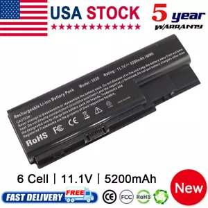 New Battery for Acer AS07B61 AS07B71 Aspire 5735 5920 6920 6930 7520 7720 - Picture 1 of 12