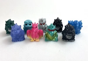 Godzilla Vintage Chibi Fingerpuppe 9 Stück 90er 90er Mini Figuren Set #2 - Bild 1 von 4