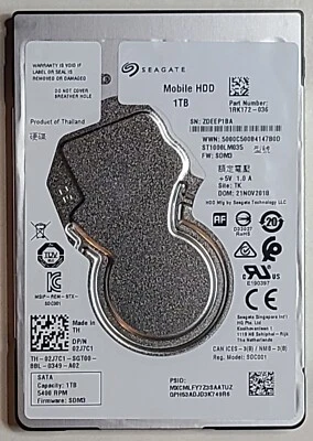 NEW - Original Dell Inspiron 3000 Series 3501 Hard Drive 2J7C1 1TB Intel Models - Image 1 of 4